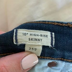 Madewell high rise skinny Jean